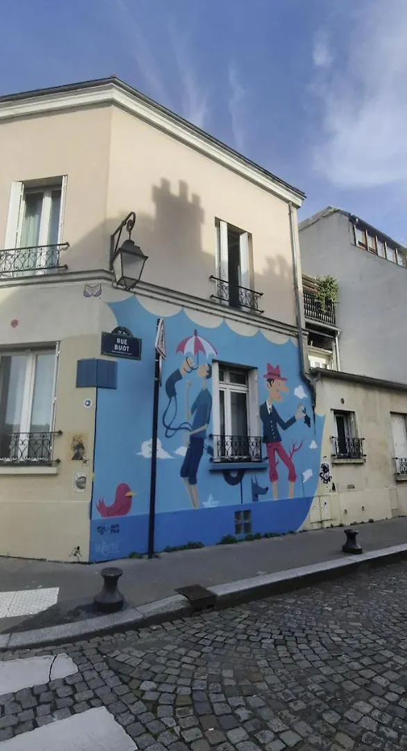 Studio Paris 13 Quartier Butte-Aux-Cailles