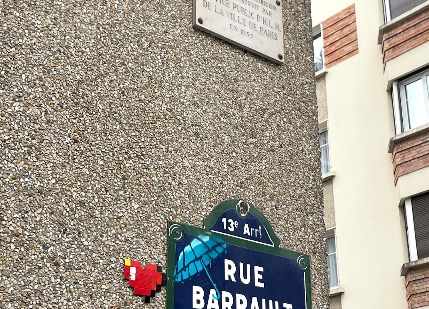 Studio Paris 13 Quartier Butte-Aux-Cailles Frankrijk